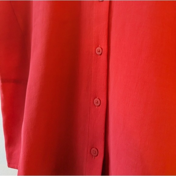 Lululemon Full Day Ahead Short Sleeve Shirt Red 2 - Picture 4 of 9